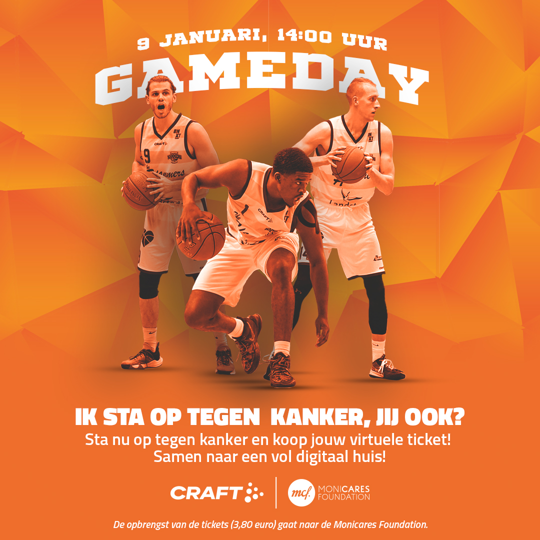 ᴡɪᴊ sᴛᴀᴀɴ ᴏᴘ ᴛᴇɢᴇɴ ᴋᴀɴᴋᴇʀ, ᴊɪᴊ ᴏᴏᴋ? 😉

Koop nu jouw virtuele ticket(s) voor de wedstrijd tegen <a href="/010Basketbal/">Rotterdam City Basketball</a> en steun zo de Monicares Foundation! 👉 bit.ly/3p3zbOc

Samen staan we op tegen kanker! #Hammertime