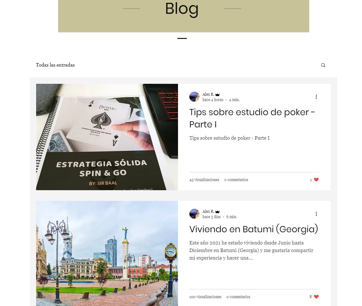 AlexR383's tweet photo. Estreno Blog con un par de posts :) https://t.co/O2IjSsyIIb
