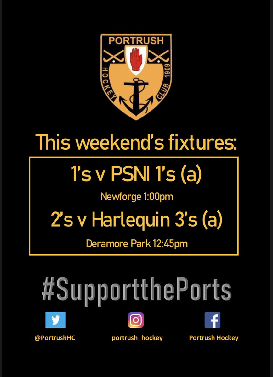 PortrushHC's tweet image. 👇🏑👊⚫️🟡
