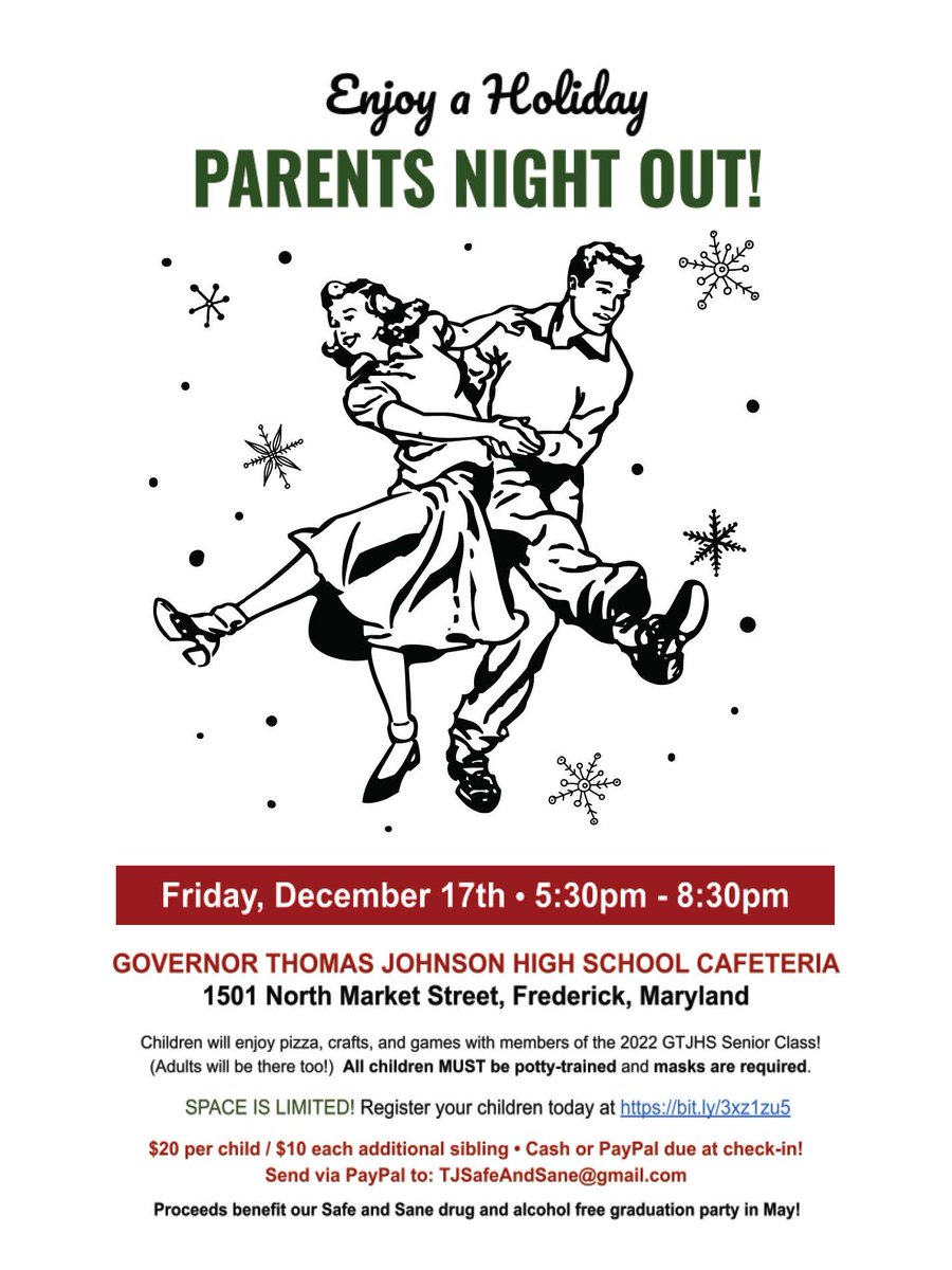 graduationbash's tweet photo. Tonight's the night! Our first Parents Night Out event is happening between 5:30p-8:30p. We only have a few spots left, so register now!! https://t.co/XUUKPRM7jh https://t.co/xyVIfV6DR5