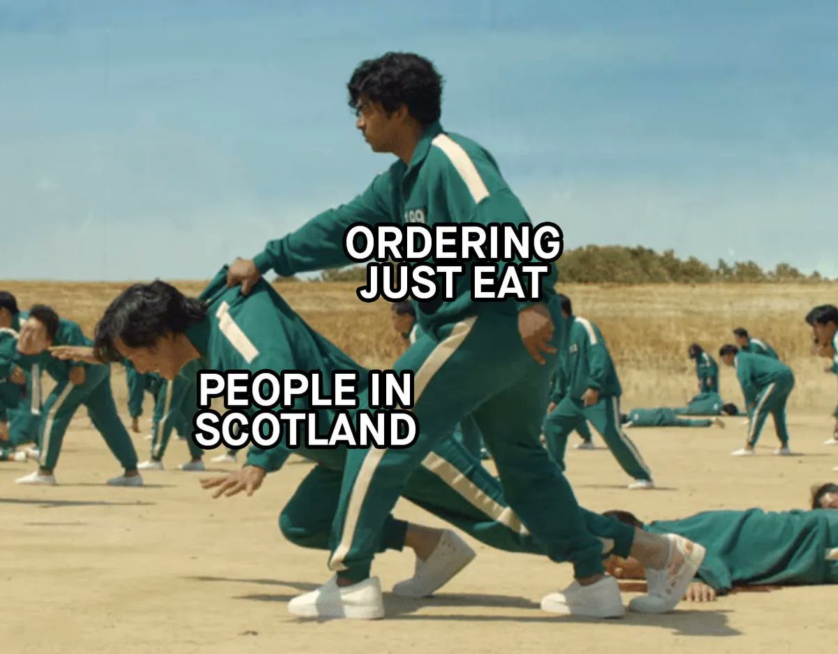 monzo's tweet image. Scots spent more on a certain takeaway app than anyone else

#MonzosVeryImportant2021DataThing