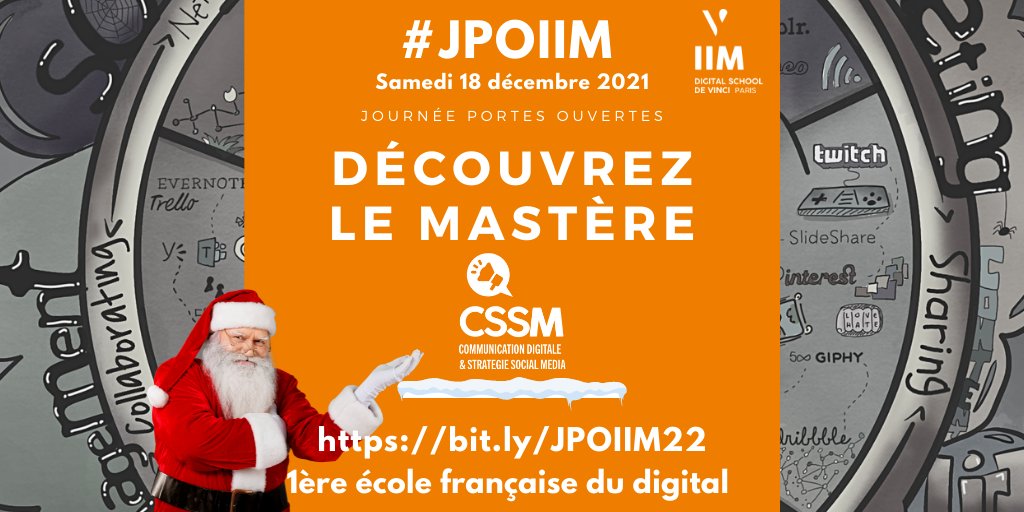 Corto13's tweet image. Hohoho ! Venez découvrir le Mastère Communication digitale et Stratégie Social Media #CSSM, pour devenir un spécialiste de la #comdigital et des réseaux sociaux.
