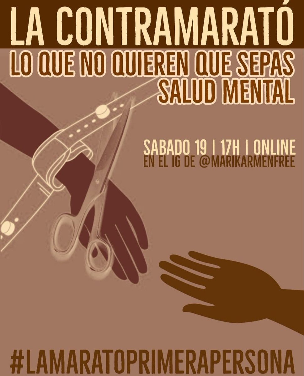 Nuestras compañeras de <a href="/BcnInsania/">InsaniaBCN</a>  han organizado una campaña de información crítica en redes sobre salud mental y primera persona. ¡Os animamos a ir a sus redes, informaros y participar!