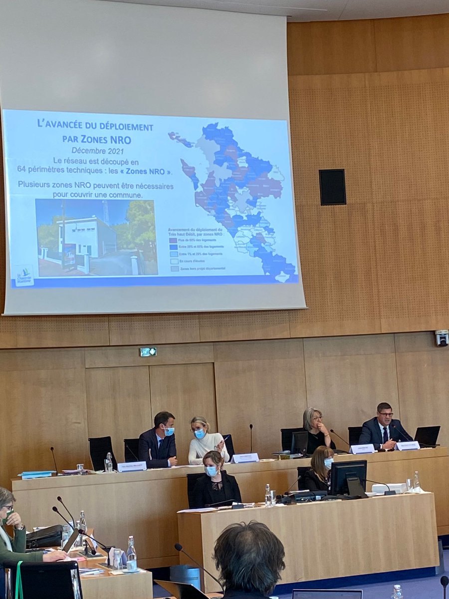 Merci <a href="/SMarcilly/">Sylvie Marcilly</a> et <a href="/sylviemercier25/">MERCIER</a> pour avoir permis <a href="/ChMa_THD/">Charente-Maritime THD</a> de rappeler les enjeux de notre projet commun La Fibre pour tous les Charentais-Maritimes et la solidité de notre partenariat, devant les élus du <a href="/departement17/">Département de la Charente-Maritime</a> et de répondre à leurs questions.