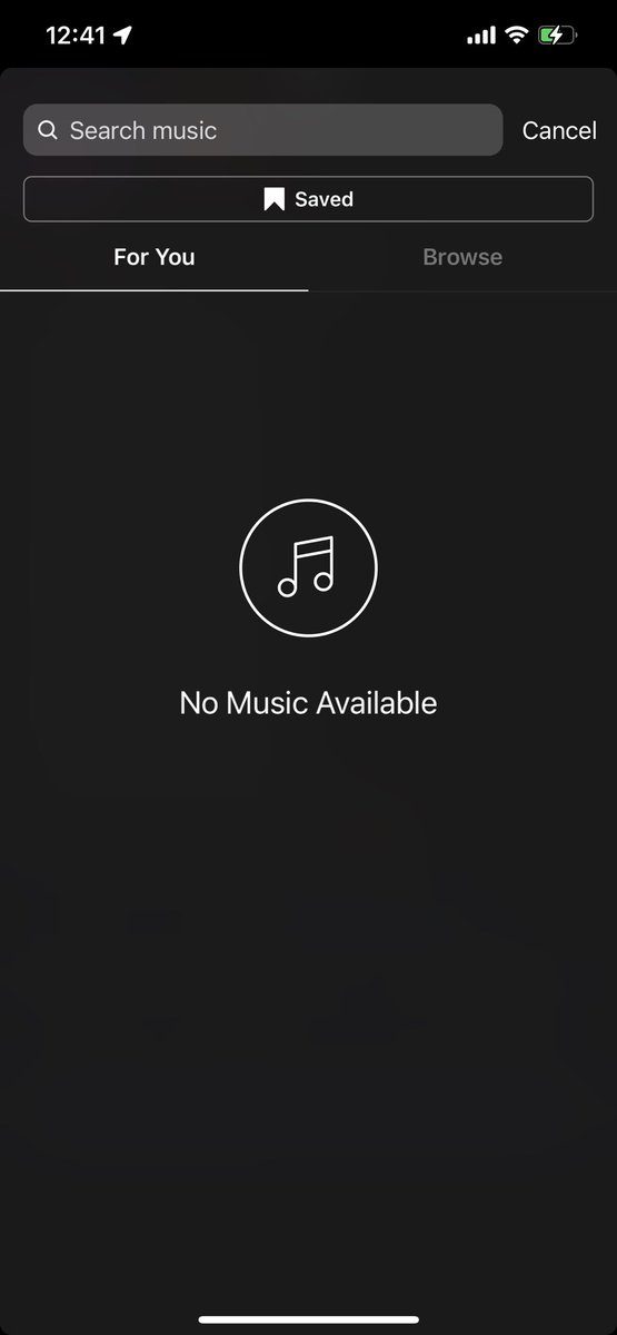 zeniamusic's tweet photo. What’s going on @instagram ? My @zenia page on IG I can’t add music to stories anymore? It’s not a business page… what’s going on? #instagram #down #music #InstagramStories https://t.co/SYDq1UcsVF