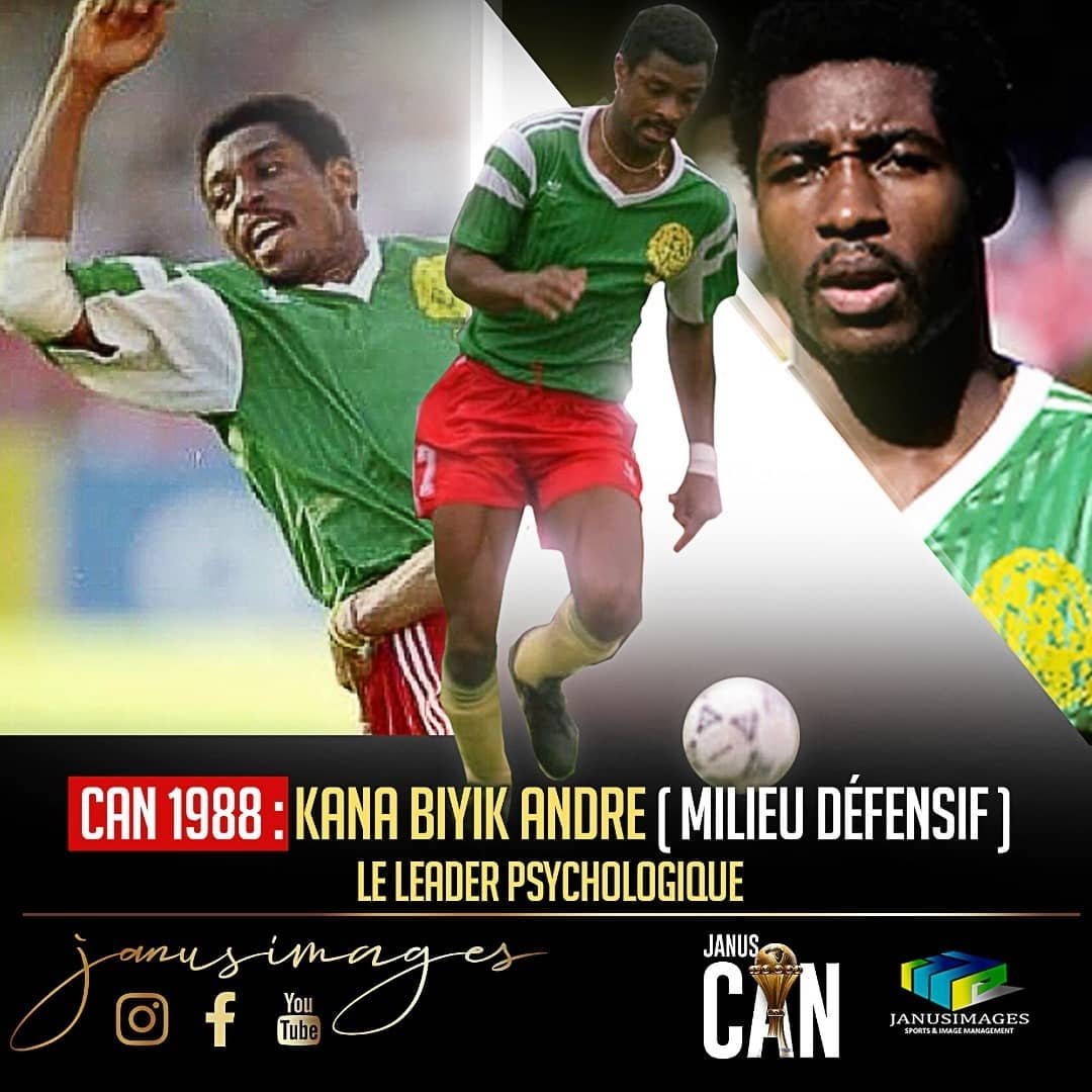 ⚽️🔥 CAN 1988: André KANA BIYIK
Cameroon played in Morocco and has won his second star of African Cup of Nations in 1988..💯💪🏽
Please follow us <a href="/janus_images/">Janusimages</a> for more incredible contents 💯🔥Check also our Facebook,Twitter and YouTube chanel
Photo credit: Google
✒️:#Janusimages