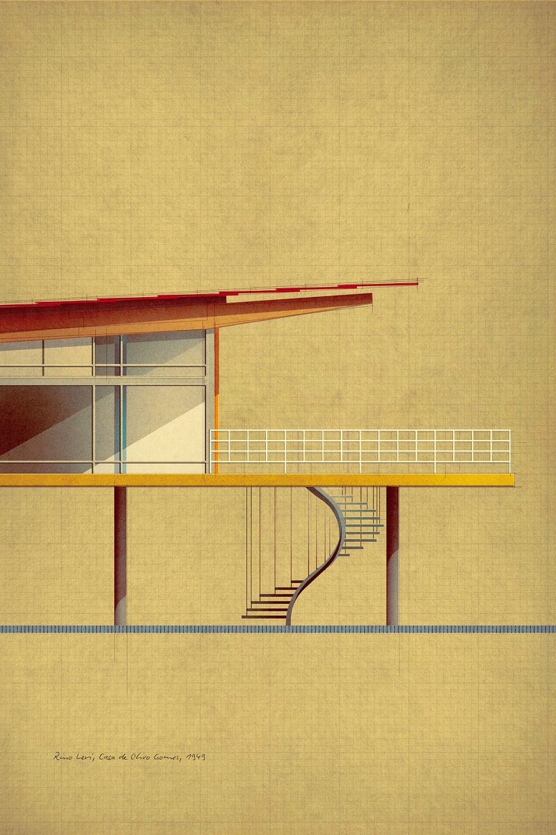 sanderpatelski's tweet photo. Rino Levi, Casa de Olivo Gomes, 1949 #architecture #arquitectura  #100x100masterhouses https://t.co/hTrkMJrMmH