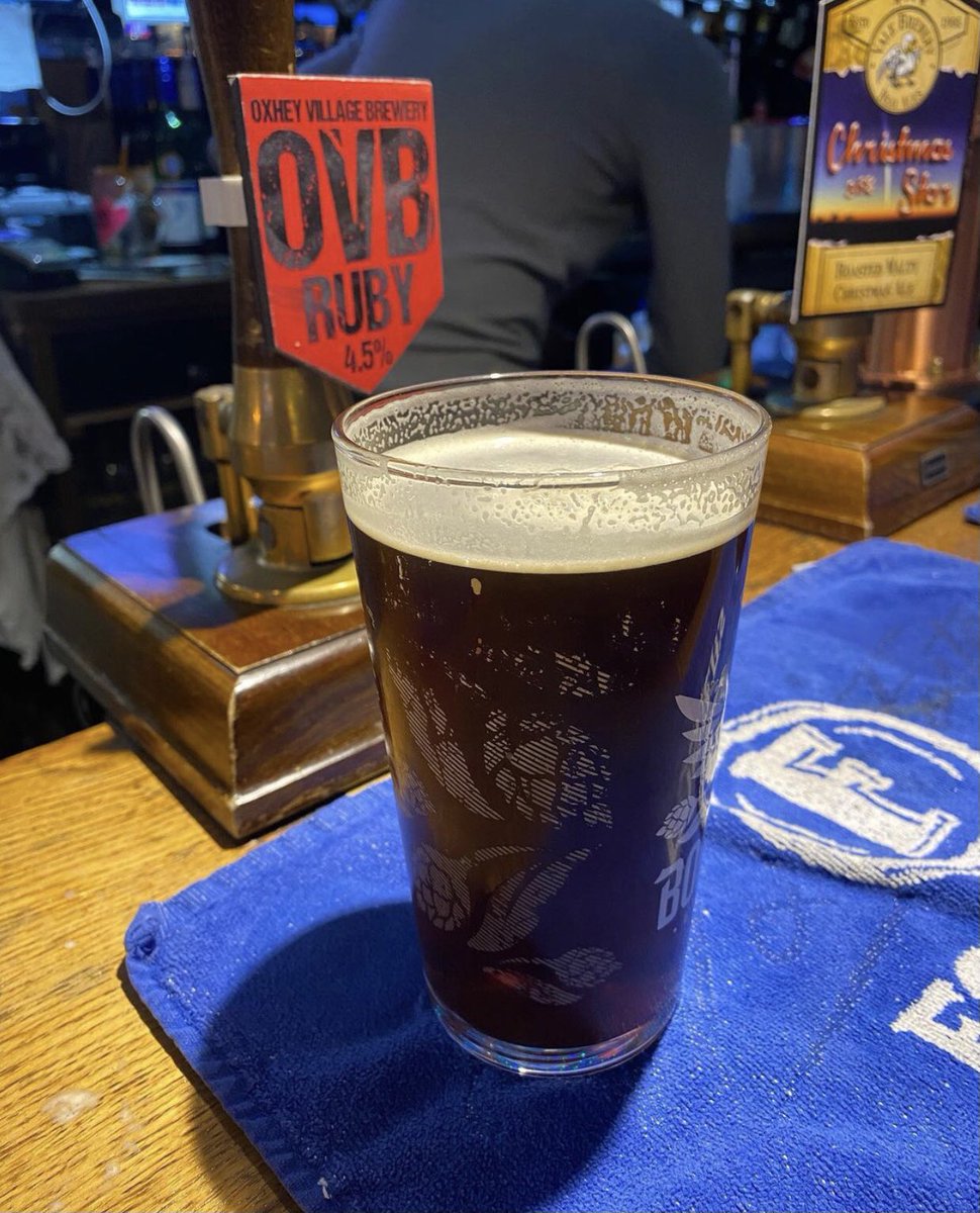 This little Ruby beauty is on at the Load of Hay in Oxhey Village… whilst stocks last. Proper winter warmer 😋😋