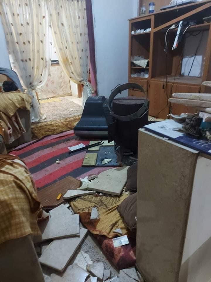 RZabaneh's tweet image. Israeli settlers attacked Palestinian homes southeast of Nablus overnight. This is Wael Miqbel home in Qaryout, his car was smashed, he was severely beaten and transferred to hospital.