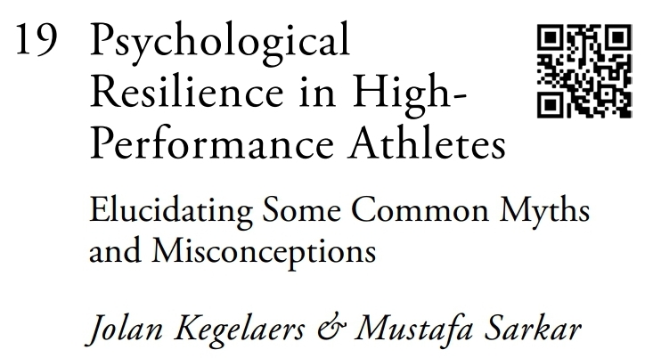 "We hope that with this chapter, coaches and practitioners might shift their understanding of resilience as a buzzword to that of a robust scientific construct with important practical implications" (Kegelaers &amp; Sarkar, 2021, pp. 242-243).