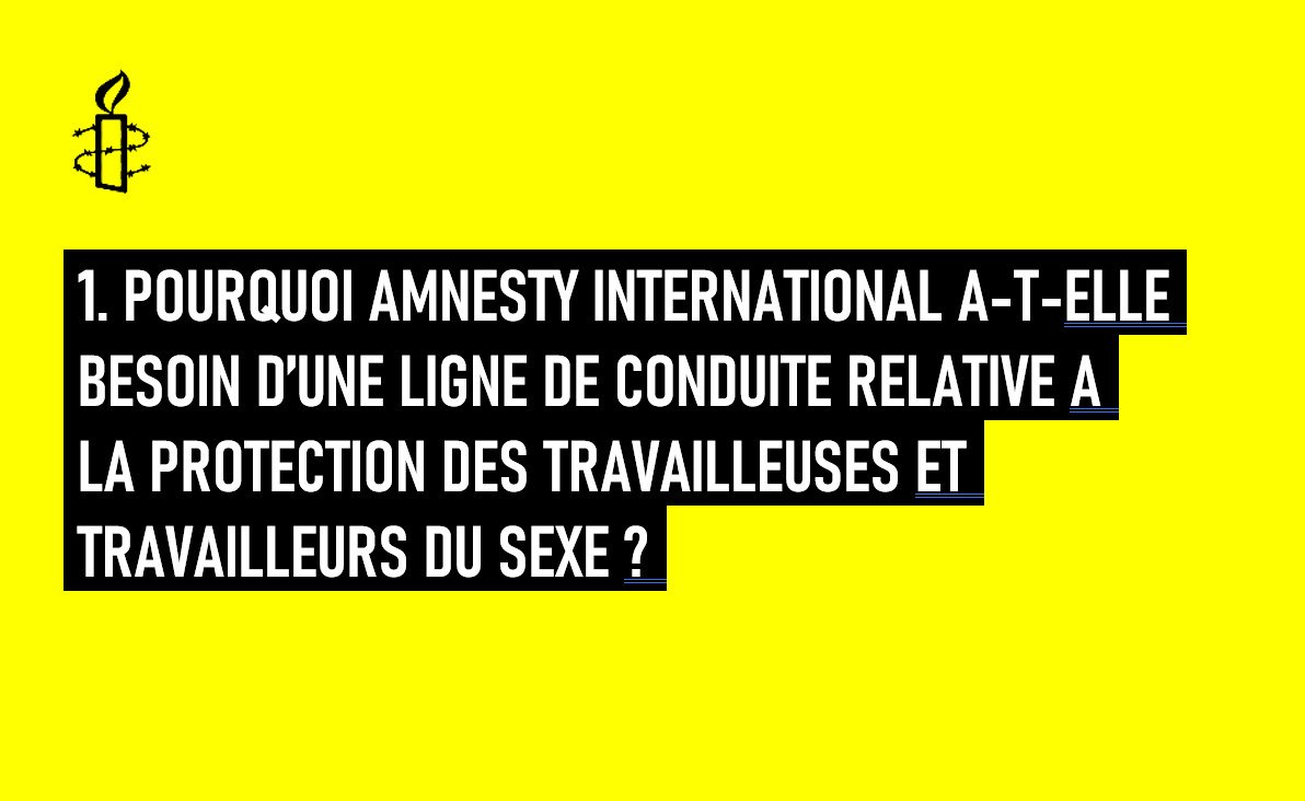 ☂️✊ Aujourd'hui c'est la journée mondiale c/ les violences faites aux travailleuses et travailleurs du sexe!

➡️[Thread] en 14 questions/réponses pour découvrir et comprendre la position d'<a href="/amnesty/">Amnesty International</a> relative à la protection des #TDS

Les droits des #TDS sont des #droitshumains ⬇️