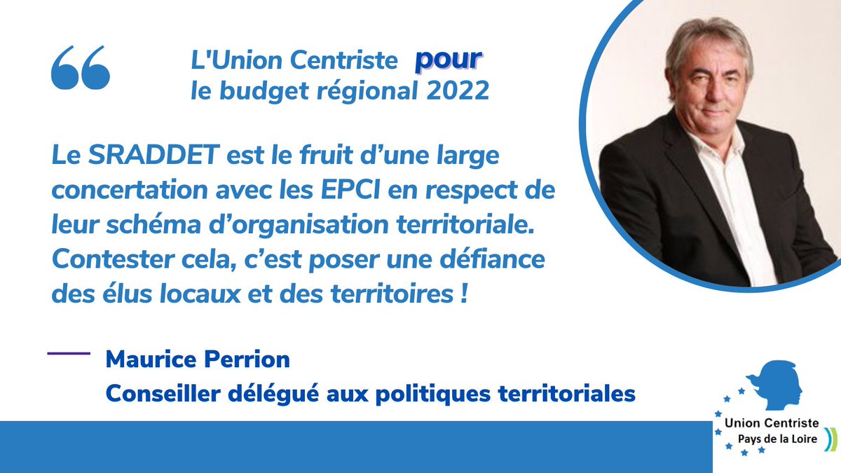 ▶️#DirectPDL "Les élus de la Région font confiance aux élus des territoires". Un #SRADDET ambitieux, réaliste et responsable. <a href="/MauricePerrion/">Maurice Perrion</a> <a href="/Union_Centriste/">UnionCentriste PaysDeLaLoire</a>
