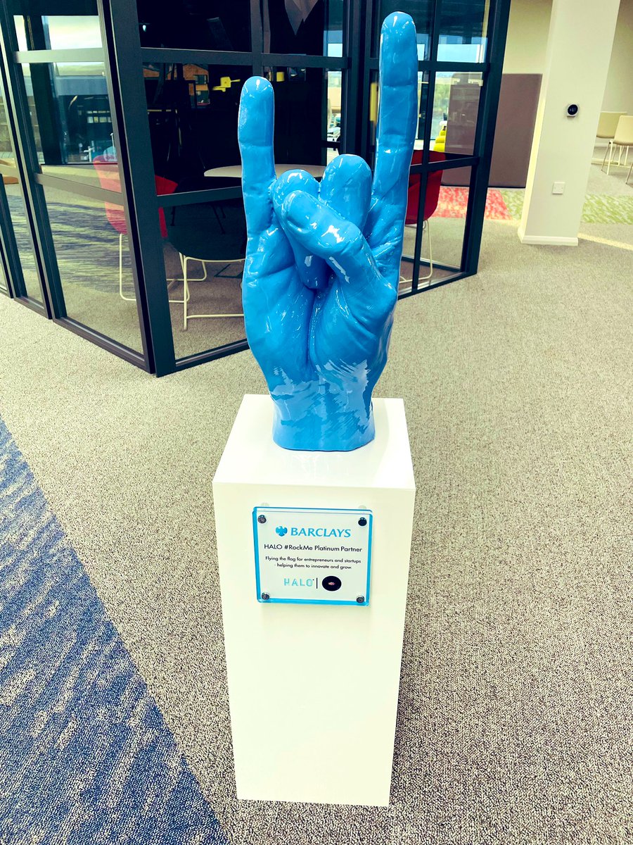 Today we are featuring our local artist George <a href="/Geosupersales/">George Duff</a> -Hummingbird Sculptures 
Who has produced our signature <a href="/HALORockMe/">HALO#RockMe WorkSpace</a> Rock Hand Partnership Sculptures. Thanks George they are Rocking .🤘🏻#shoplocal #art #economy 💚