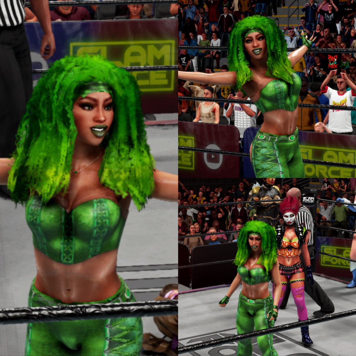 IAmVisionXo's tweet photo. We are Fire &amp; Ice, a volatile combination.... Oh..... &amp; there's Bumblebee too. #DcComics #JusticeLeague #TeenTitans #WWE2k 🔥❄️🐝 ||  https://t.co/MpQx2HSahJ https://t.co/ydFsKjmitO