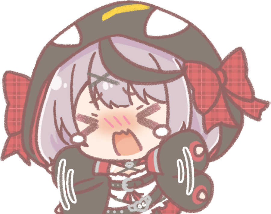 こちら活動素材用に透過イラストも添えさせていただきます さかまたちゃんのふに みたらしねこ 絵仕事募集中のイラスト