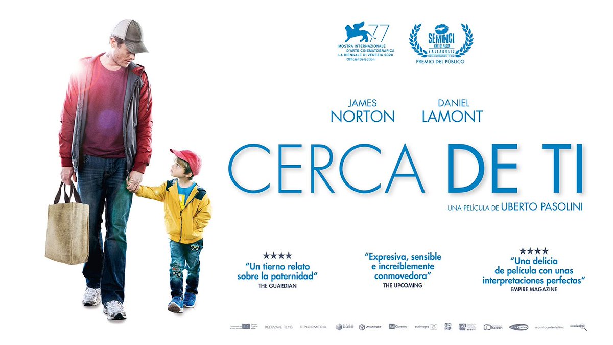 #CercaDeTi Estreno hoy. Tierna, emotiva, empática y francamente conmovedora. Da para unos días de reflexión.