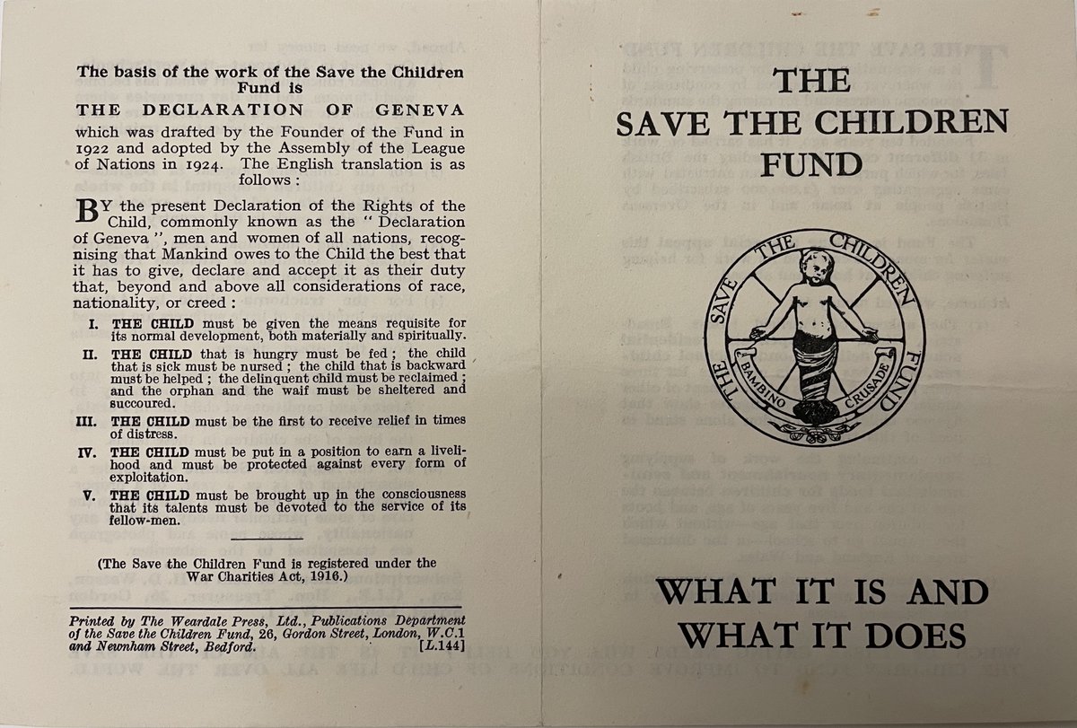 LSELibrary's tweet photo. Eglantyne Jebb is remembered #OnThisDay. Jebb was a pioneering activist for the rights of children, drafted the first Declaration of the Rights of the Child (1924) and was founder of @savechildrenuk. 

Watch @ActivismLearn talk about Jebb ➡️  https://t.co/05Ci5dqnmX https://t.co/3EE3S7e5CI