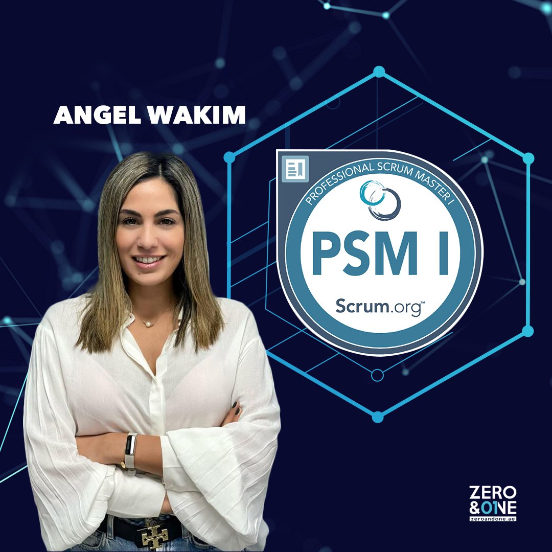 zeroandoneme's tweet photo. We’d like to celebrate Angel Wakim’s latest achievement in becoming a certified Professional Scrum Master I! Congratulations Angel and we hope that more achievements come your way.

#scrummaster #scrumorg #scrum #certifiedscrummaster https://t.co/tsPLpkl8K3