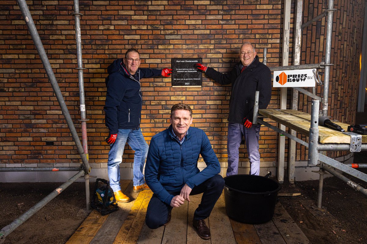 Eerste steen gelegd voor het Hart van Oosterwolde!