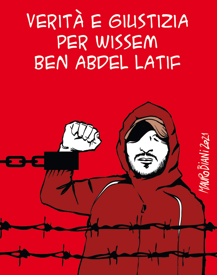 maurobiani's tweet photo. Verità e giustizia per Wissem Ben Abdel Latif. 
Oggi in prima pagina di @rep_roma 
https://t.co/pehl0dZmeS
Sabato 18 dicembre Ore 12 Piazza dell'Esquilino a Roma, presidio per chiedere verità e giustizia. https://t.co/1gfhURK7KK