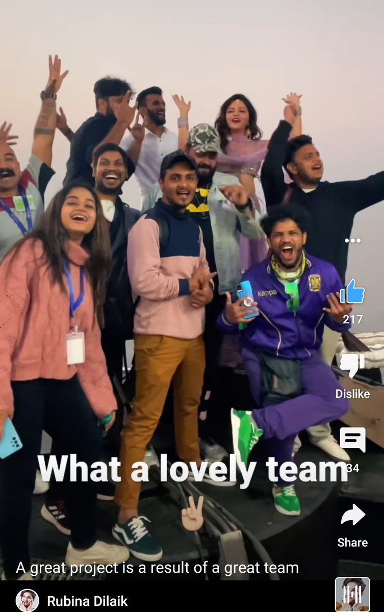 #RubinaDilaik posted short on her YT channel with her upcoming project team which she shooted in Jamnagar, Gujrat ♥

Can't wait too witness your dancing skills <a href="/RubiDilaik/">Rubina Dilaik</a> through this project 

🔗youtube.com/shorts/W2WZa1p…