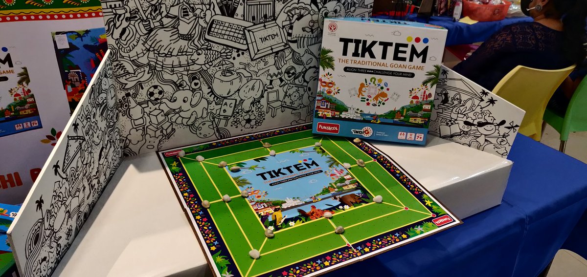 Suyaash05's tweet photo. Today we are launching 2 new traditional Goan games. 
Tiktem and Tabul Phale. 🥰
#Traditional_Goan_Games https://t.co/mM0pSf8RFh