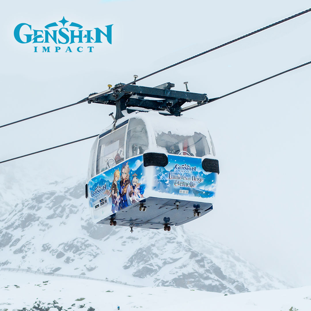 genshinimpactfr's tweet photo. Chers voyageurs,

Cet hiver, nous vous apportons une bonne nouvelle ! ❄️⛷️

À partir du 14 décembre, une série d'événements mystérieux sur le thème de #GenshinImpact aura lieu dans la célèbre et plus haute station de ski de Val Thorens. Suivez-nous pour ne rien rater ! https://t.co/QCYL9kjlx9