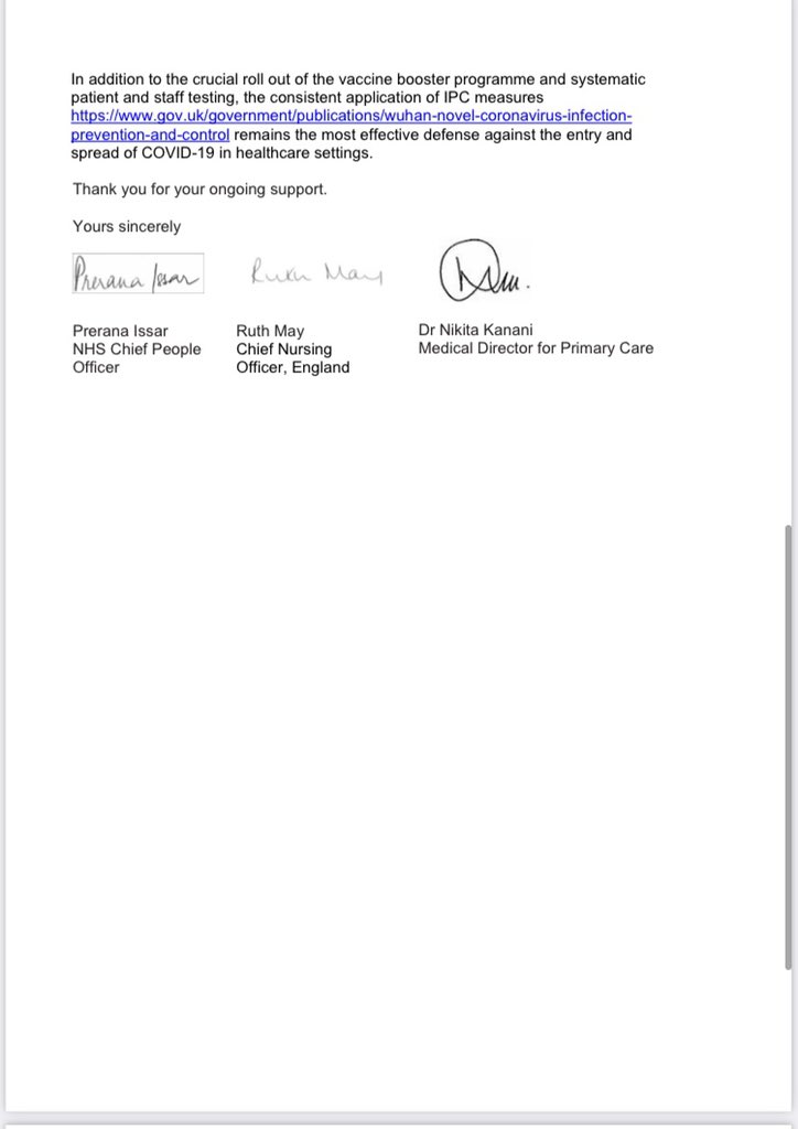 drnish35's tweet image. In case this helps…when to self isolate for healthcare staff…updated yesterday