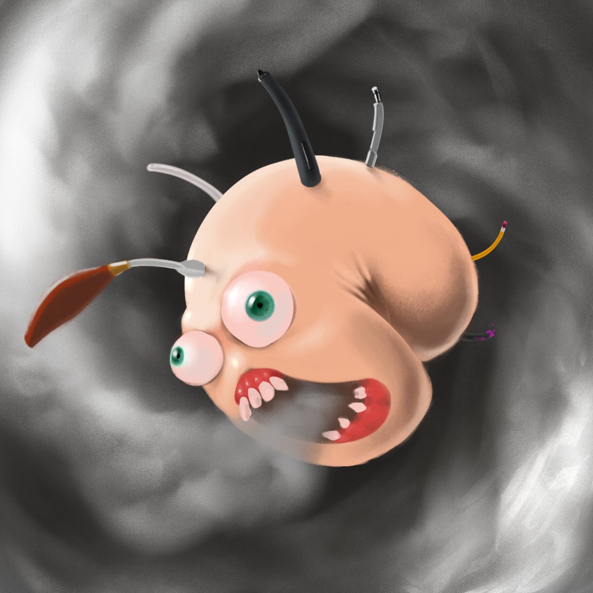 wickedGustav's tweet photo. What happens with the @borodante 's sausage if it gets over stimulated with different media and art forms? https://t.co/YGY8ogXMrh