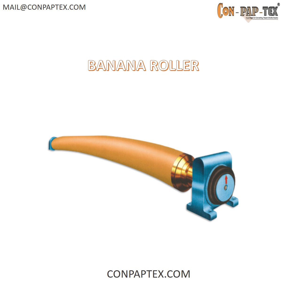 bowroll.net/banana-roller/
CON PAP TEX a leading manufacturer, exporter and supplier of Banana Roller. Banana Rolls are widely used to removing wrinkle in various industries. Banana Bow Rollers used for Manufacturing and converting of Paper, foils, films, plastic Tyrecord, textile.