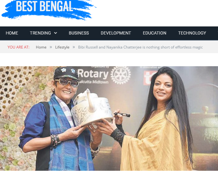 best_bengal's tweet photo. Bibi Russell and Nayanika Chatterjee is nothing short of effortless magic
#LifeStyle
#BibiRussell
#NayanikaChatterjee
#Kolkata

Link: https://t.co/9HilseagKl https://t.co/hH7MiTgKoS