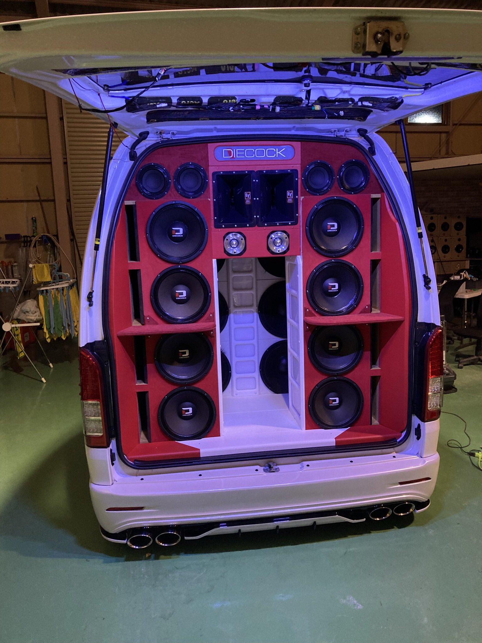 DIECOCK ダイコック外向き内向きトランクオーディオ カーオーディオ 2