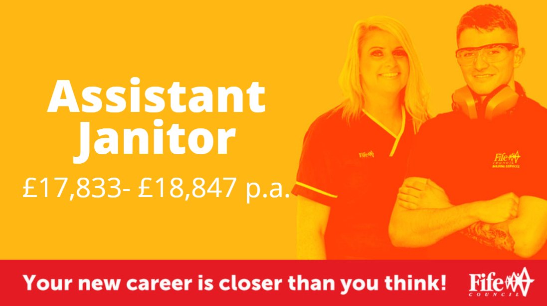 Recruiting now for an Assistant Janitor at Bell Baxter High School, Cupar. 

For more information visit: ekmu.fa.em3.oraclecloud.com/hcmUI/Candidat…

View all of our vacancies at: fife.gov.uk/jobs #fifejobs