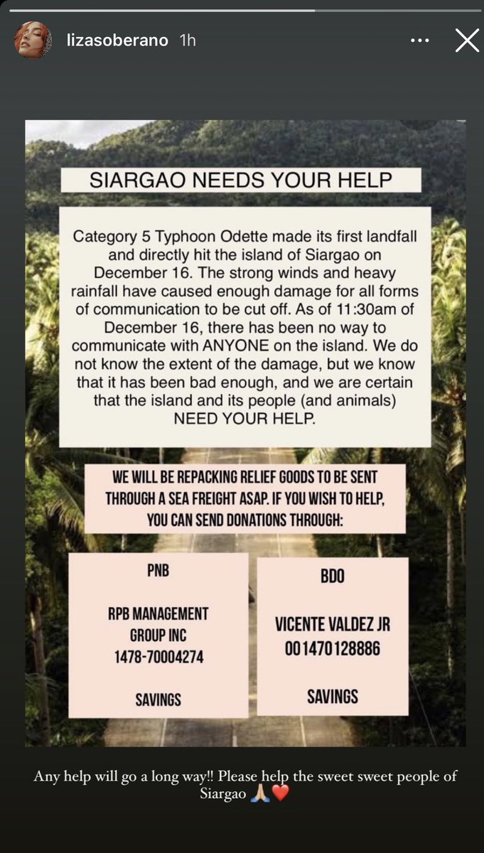 SlayerSilent's tweet image. #SiargaoNeedsHelp @lizasoberano @itsenriquegil