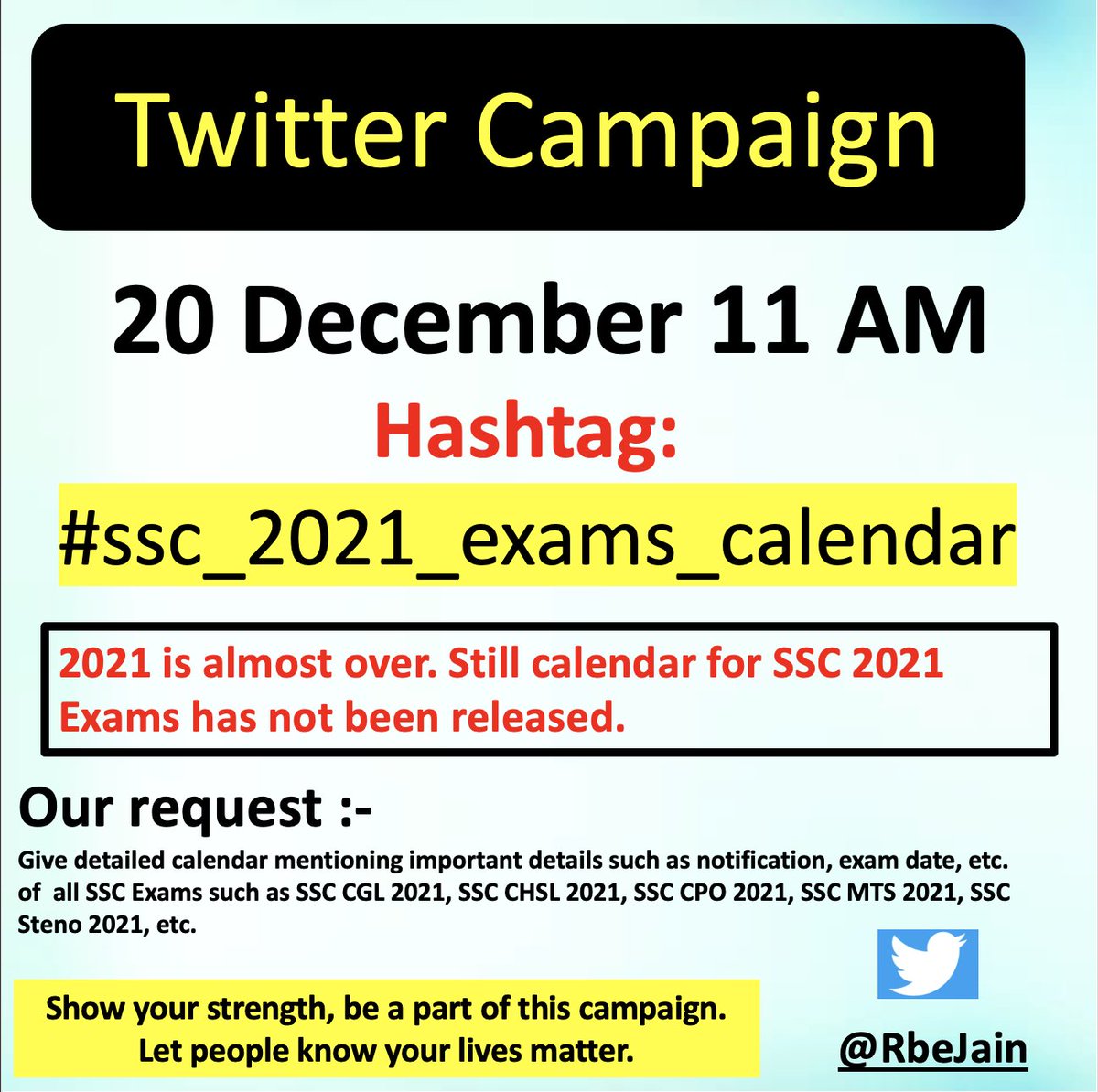 5_Minute_bas's tweet photo. #ssc_2021_exams_calendar
20 December 11 AM
Be ready https://t.co/hkX0PKkgKR