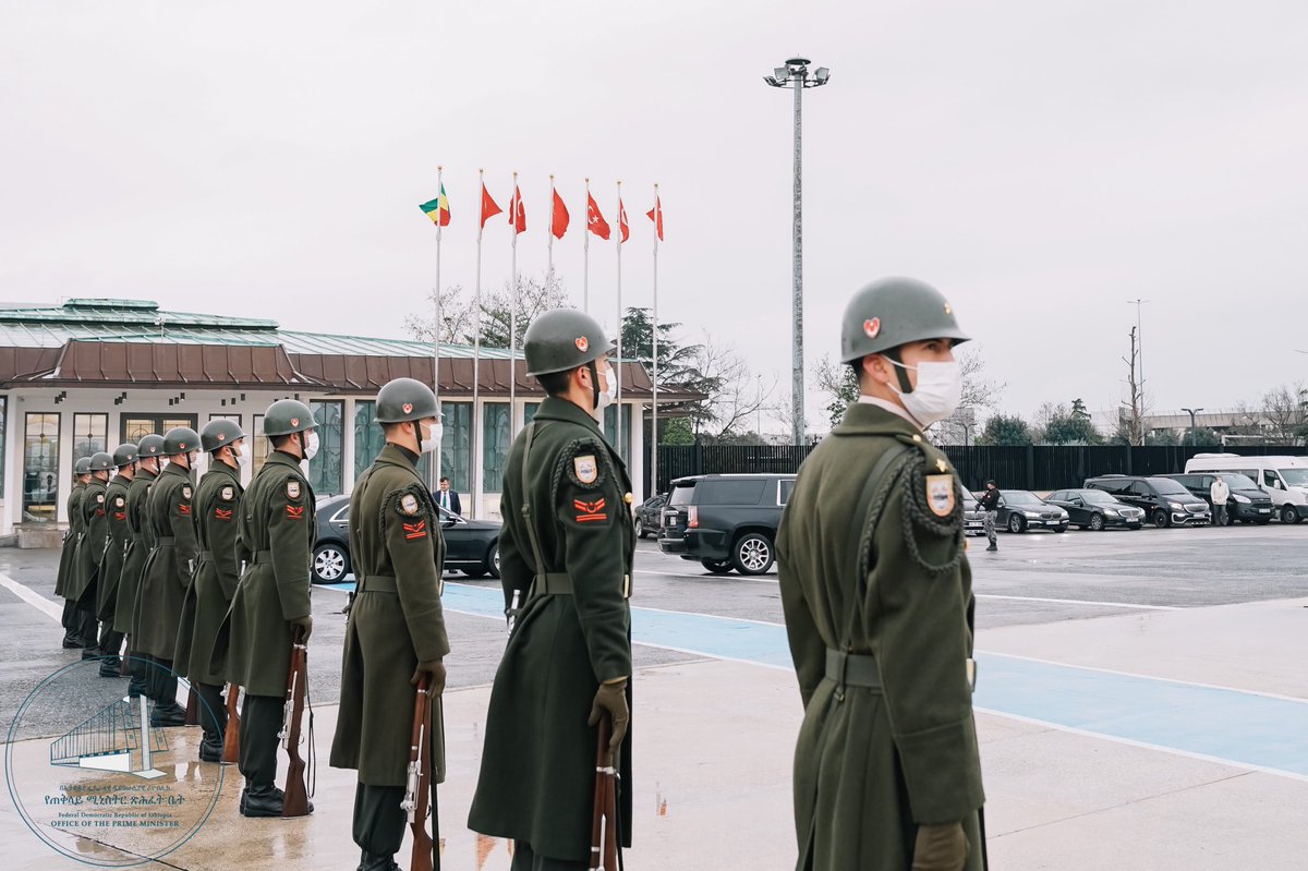 PMEthiopia's tweet photo. Prime Minister @AbiyAhmedAli and his delegation arrive in Istanbul, Turkey to participate in the Third Turkey-Africa Partnership Summit.

#PMOEthiopia https://t.co/JJa0RfFAE4