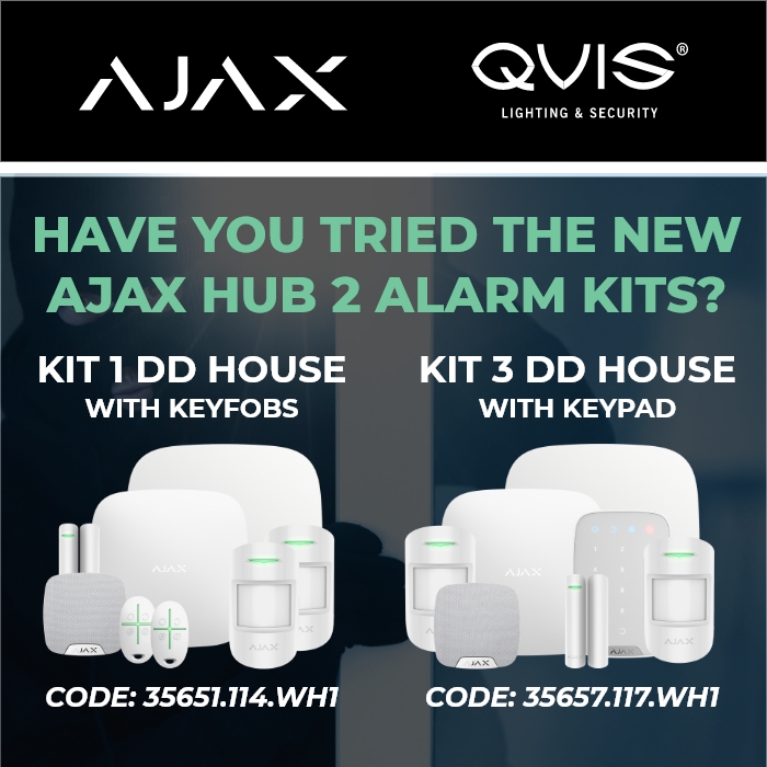 Have you tried the new Ajax Hub 2 alarm kits?

Ajax Kit 1 DD Hub 2 with Keyfobs (White)
qvis.co.uk/35651.114.wh1

Ajax Kit 3 DD Hub 2 with Keypad (White)
qvis.co.uk/35657.117.wh1

#qvis #cctvcameras #Ajax #cctv