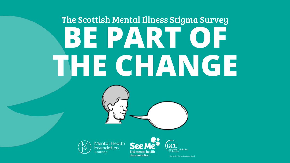 Do you want to be part of Scotland’s biggest ever conversation on the stigma experienced by people with complex mental illnesses? Get involved in the Scottish Mental Illness Stigma Survey from @seemescotland @MHFScotand @CaledonianNews. seemescotland.org/StigmaSurvey