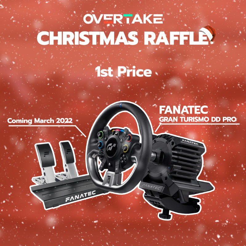 OverTake_gg's tweet photo. ❗️ We're playing Santa and are giving you the chance to win something pretty cool! 😍 

1️⃣ @FANATEC GRAN TURISMO DD PRO
2️⃣ @Playseat Evolution Alcantara Pro
3️⃣ @SimHound Gloves - Rainbow together with a 100 EUR @iRacing giftcard

Join our raffle: 👉 https://t.co/Hb8RMspEtI