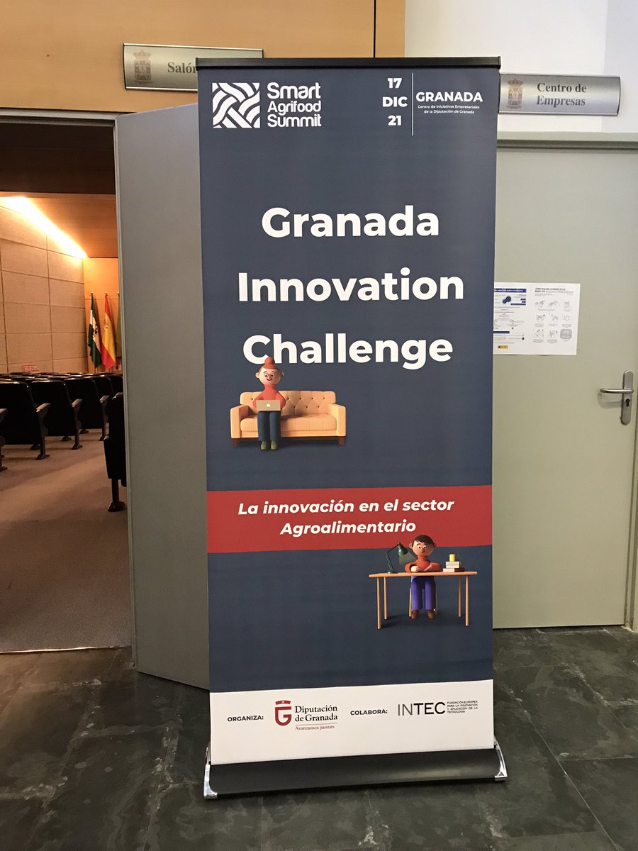 Tati_intercons's tweet photo. En el Granada Innovation Challenge. En breve @SecalflorSur tendremos el honor de presentar nuestra solución 100% sostenible para el sector agroalimentario. https://t.co/cNkcIACtk4