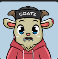 My first ever Solana NFT!

Good luck to <a href="/GoatzCultNFT/">Goatz Cult NFT | Mint Is Live | 0.1 SOL</a> - I won this a few weeks ago in a giveaway, they pivoted and are launching on Solana. 

A nice project!
