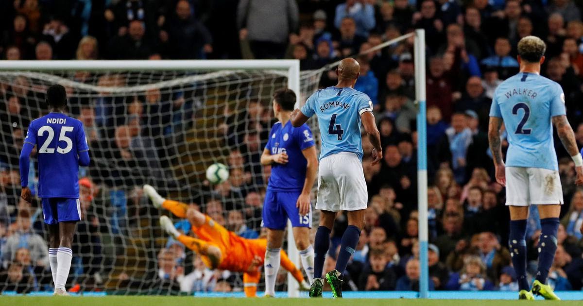 kgomotsobash77's tweet photo. Definitely the one from  captain  fantastic....A crucial goal from Vincent kompany against  Leicester city in the dying moments of the game in the 2019/20 season ❤🔥🔥🚀🚀#PLFANS https://t.co/wmhCXOjxZq