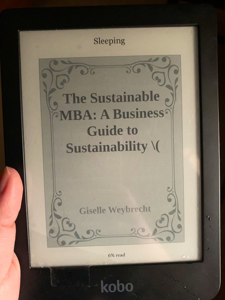 samikshasrane's tweet photo. I found just what I needed #TheSustainableMBA. Thank you so much for this book, @gweybrecht ❤️ https://t.co/suwTk4ixRp