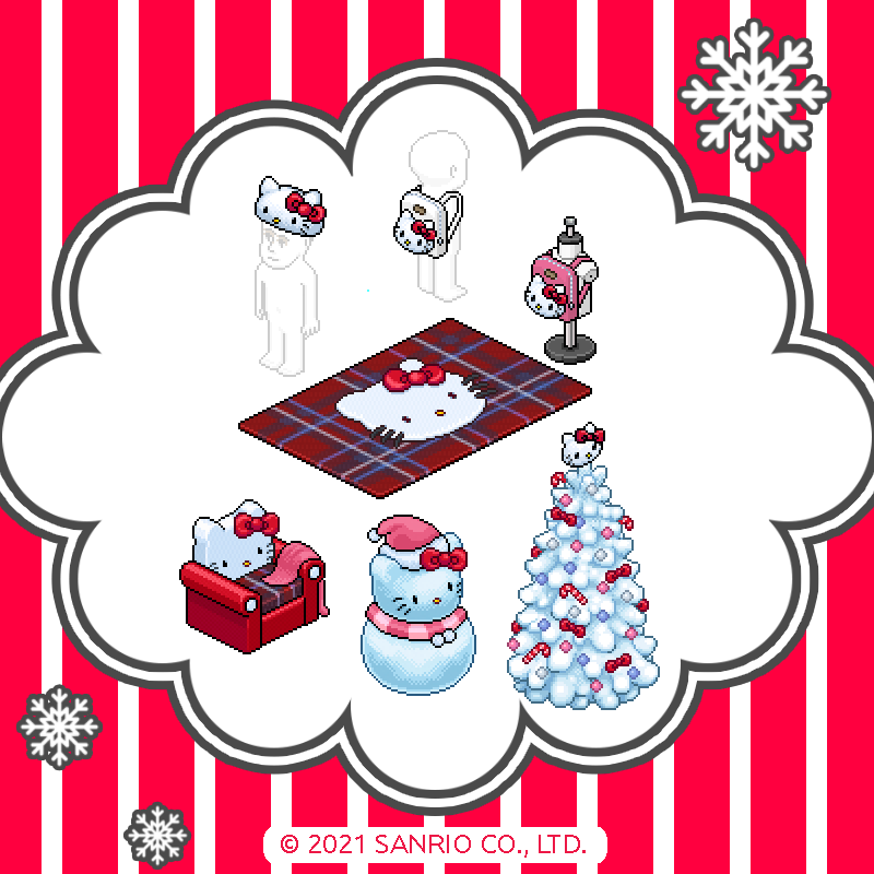 HabboPTBR's tweet photo. ❣️Estamos com uma nova collab com a SANRIO!❣️
A Sanrio é a casa da Hello Kitty e vocês ficarão felizes em saber que ela terá sua própria linha de mobis e itens de vestir no Habbo Hotel!
Em breve para Habbo LATAM 🎀
#HelloKittyBrasil #SanrioBrasil https://t.co/sTglaSMCWk
