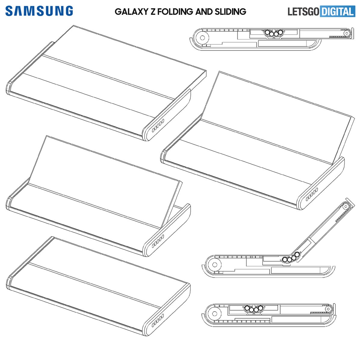 letsgodigitalNL's tweet photo. Samsung Galaxy Z Fold en Sliding with S Pen support🖌️
https://t.co/EJ2eiD6cv8

Samsung pioneer brand in foldable devices🥰

Source: WIPO (Global) - Utility patent - 16 Dec 2021
https://t.co/6dA2APewij

#Samsung #SamsungGalaxyZFold #GalaxyZSlide #SamsungZFold #SamsungZSlide https://t.co/Y8ir7BcKSg