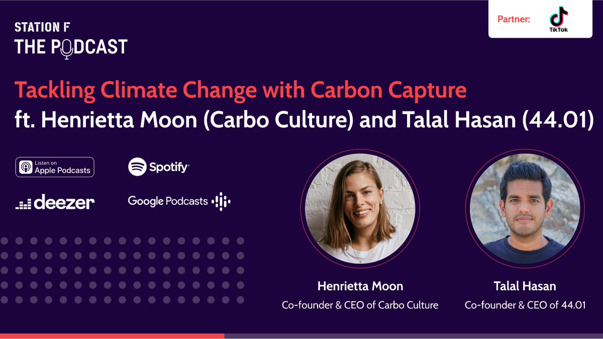 joinstationf's tweet photo. 💥 New #STATIONFPodcast episode 💥
Can carbon capture technologies reverse climate change? What is it? How does it work? 💚
In this episode, we dive into the topic with @PiaHenriettaM (@carboculture), and @myedification (@4401earth)
Listen now 🎧
https://t.co/Vsg8n01bhz https://t.co/DjNXEnpSYv