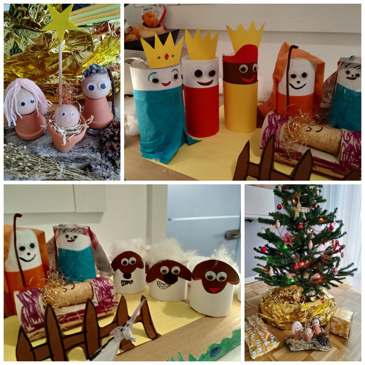 DerWohnsinn's tweet image. Noch schnell eine #Weihnachtskrippe gefällig? Hier gibt es 2 einfache und schöne #Bastelideen. #DIY #Christmas der-wohnsinn.com/krippe-basteln…