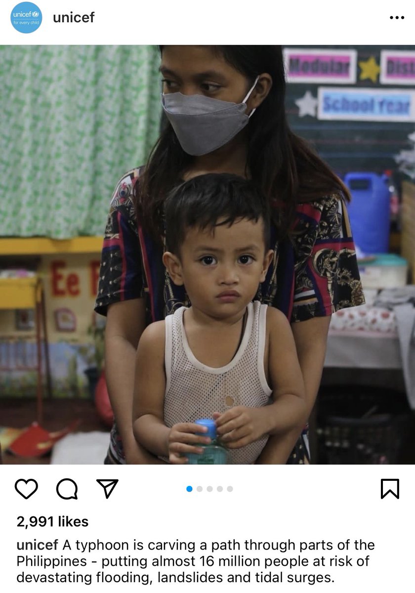 Climate action is urgent and Climate Change Education is a step in the right direction. Similar dreadful images coming from the Philippines and Central United States. The world must act now!!! #ForEveryChild 
#climateactionnow; #ClimateChangeEducation; #climatechange #education