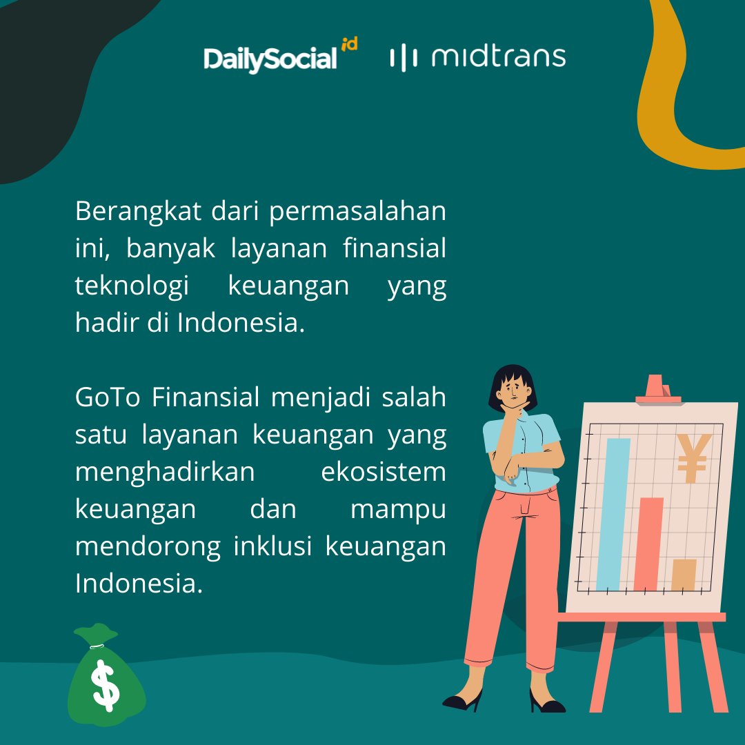 dailysocial's tweet photo. Layanan ini telah dikembangkan oleh GoTo Finansial, anak usaha grup GoTo, untuk membantu memecahkan permasalahan ini.
Yuk, simak pembahasan lengkapnya di https://t.co/wnqcJS1mVK
#DSStartup #StartupIndonesia #StartupIsLife #literasikeuangan #inklusikeuangan #GoToFinancial https://t.co/ZwiU348zsA