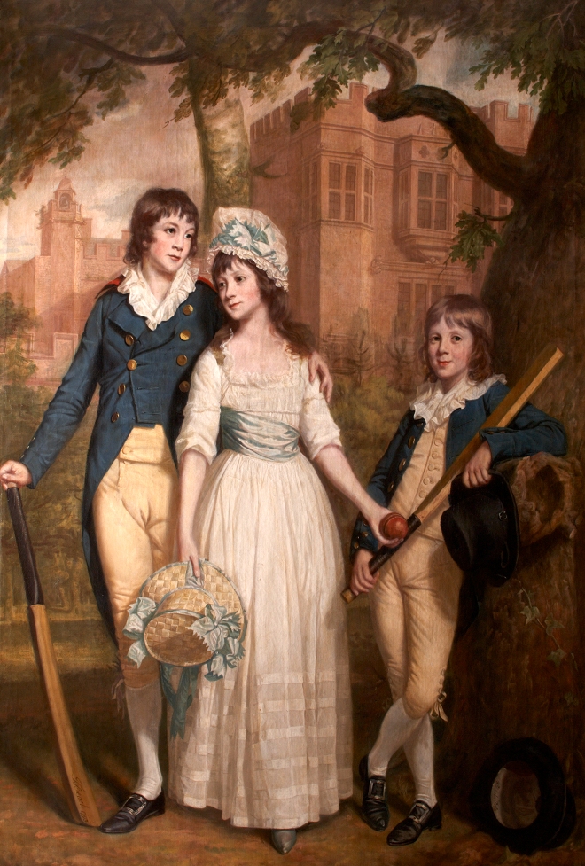 OldPortraiture's tweet photo. Died #OnThisDay in 1806: English painter #ThomasBeach (1738-1806)
Portrait of William (1782_1847), Mary Ann (b.1783), and John (1787-1803) De la Pole
#Beach #BritishArt #ChildrenInArt #SiblingsInArt
National Trust, Antony https://t.co/ZB8bR6jhlW